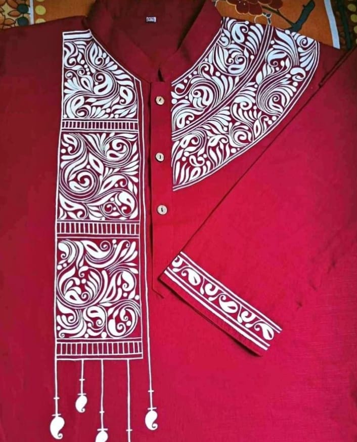 Men Solid Cotton Straight Kurta