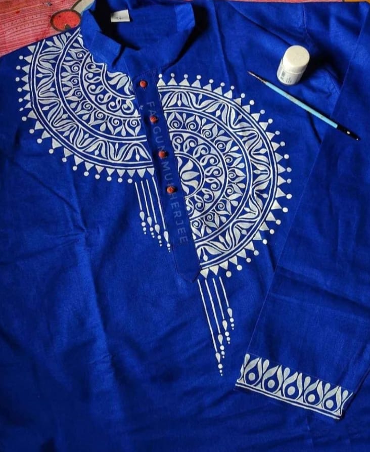 Men Solid Cotton Straight Kurta পাঞ্জাবি