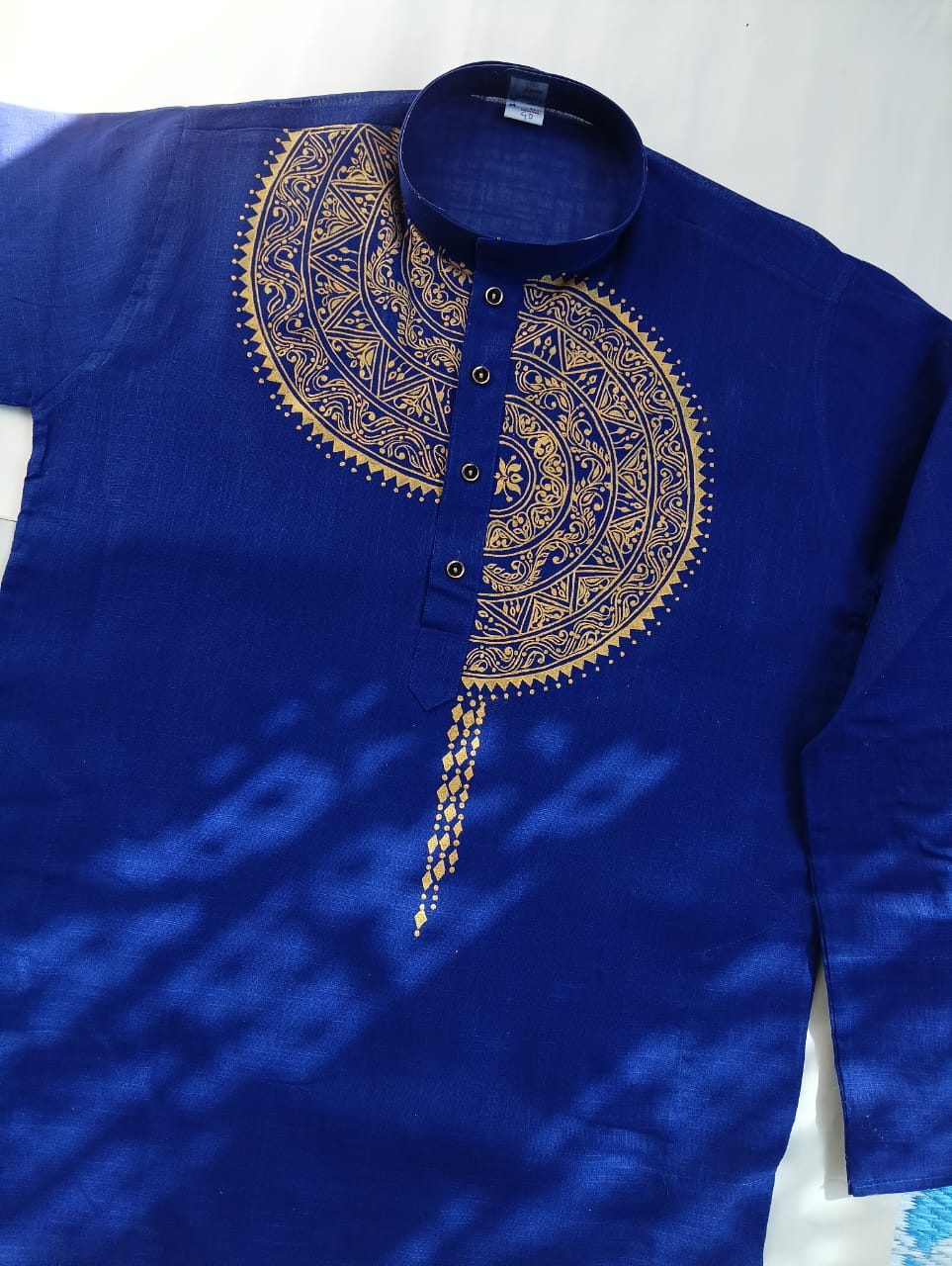 Men Solid Cotton Straight Kurta পাঞ্জাবি